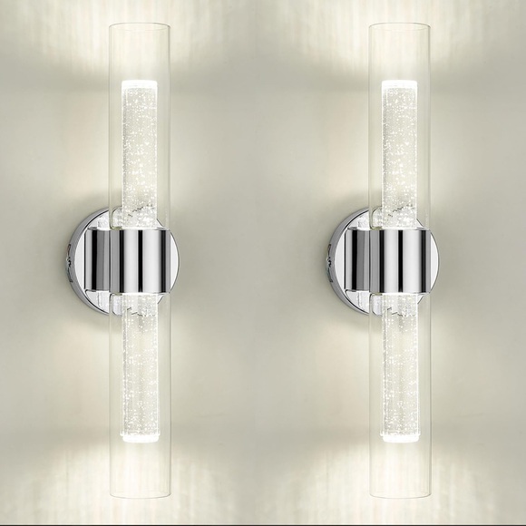 Modern Chrome Wall Sconce Light Fixture